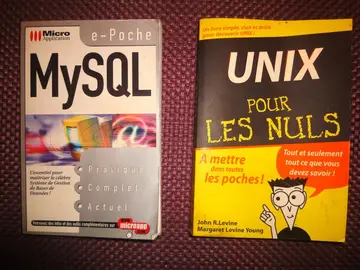 Livres techniques MySql et Unix pour les nuls