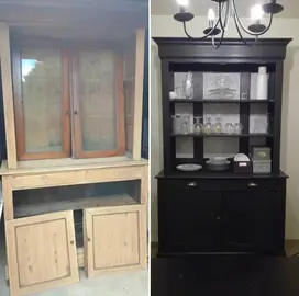 Buffet bois à finir de restaurer