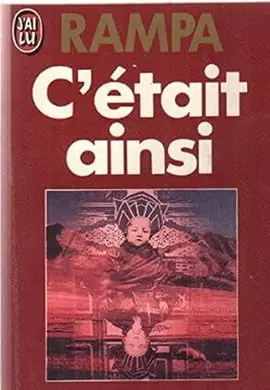 Livre "C'était ainsi", L. Rampa, poche