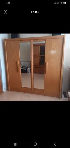 armoire 2 portes 195lgx197htx58prof