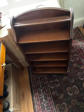 étagère à cd en merisier