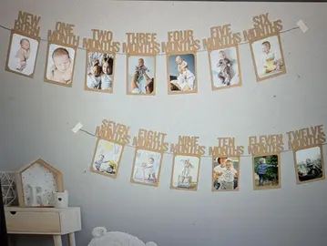 banderole anniversaire bébé 1 an