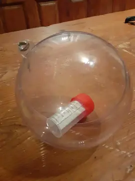 boule déco transparente