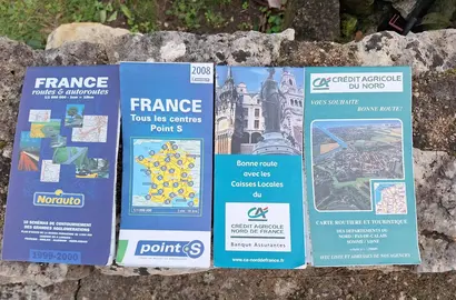 Cartes routières anciennes
