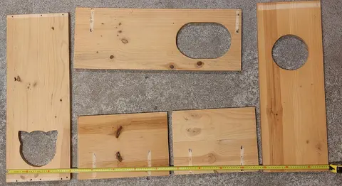 Lot de planches (chutes)