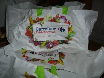 Sacs fond large Carrefour