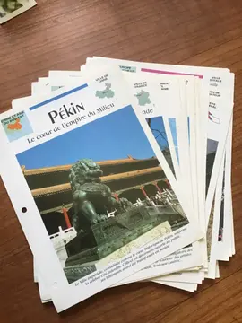 lot fiches villes du monde