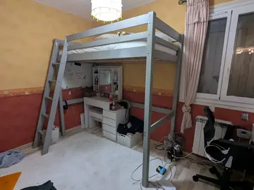 lit mezzanine 90*190 bois