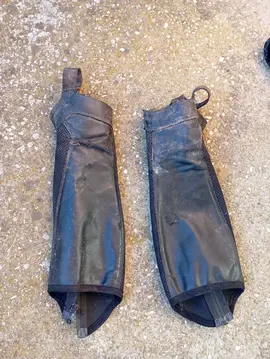 bottes et shaps d'équitation