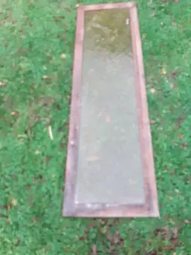 vitre décorative dans cadre bois