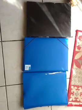 lot 3 pochettes plastiques