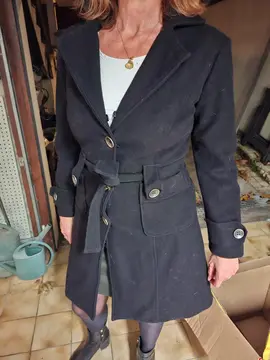 manteau noir T38
