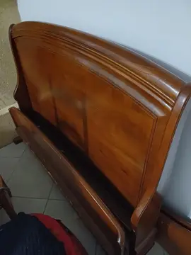 tête de lit en bois sncien