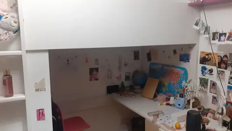 Lit mezzanine bureau intégré IKEA