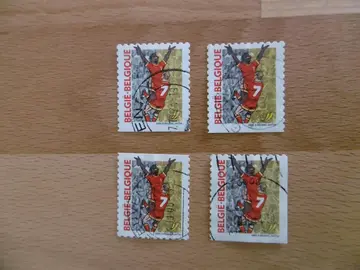 Timbres BELGIQUE, Diables Rouges 2000