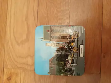 lot de 6 sous verre sur la ville de Bruges