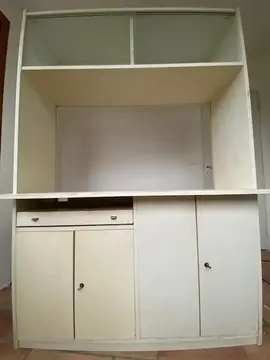 Bureau / Bibliothèque bois massif