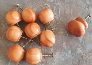 poignées tiroir bois