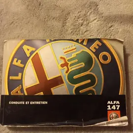 livret d'informations pour Alfa 147 ttes versions