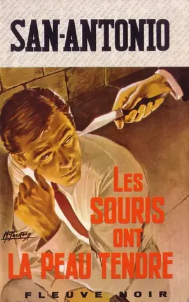 Livre San-Antonio "les souris ont la peau tendre"
