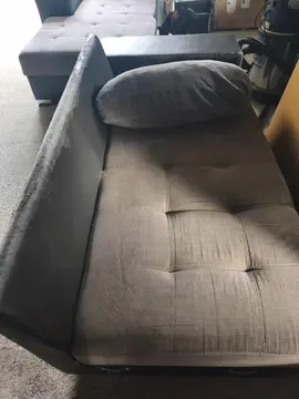 canapé angle abîmé