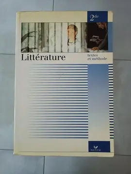 livre scolaire littérature 2de