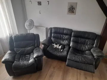 canaper relaxe 2/3places + fauteuil