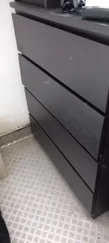 commode+ chevet noir ikeaa