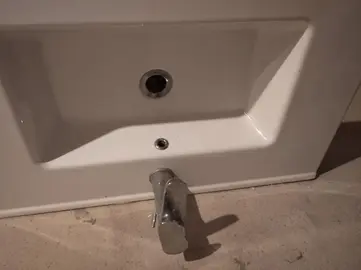 lavabo encastrable et mitigeur