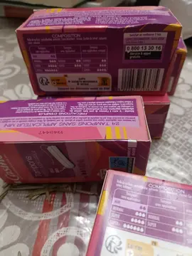 tampons 8 boites