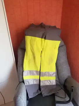 Pantalon de travail fluo taille S