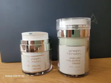 Cremes Green Keratin (peau seche ou mature)- envoi possible