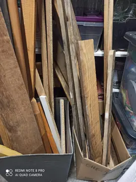 lot de planches chutes de bois