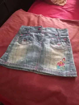 jupe jean T 4 ans