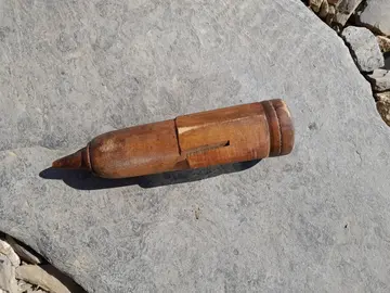 Etui bois pour pierre à faux