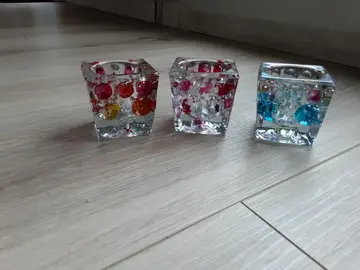 Lot de 3 photophores