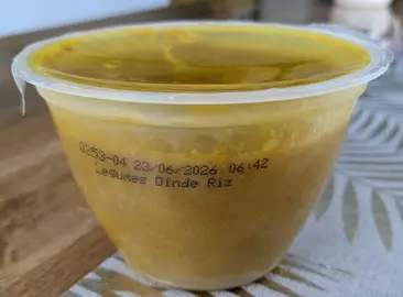 1 bol babybio légumes, dinde, riz