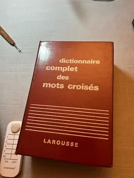 dictionnaire des mots croisés