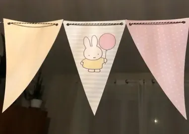 guirlande papier Miffy