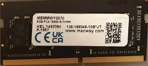 Barette Mémoire 8GB SODIMM