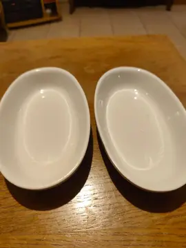 2 petits plats à gratin ovales