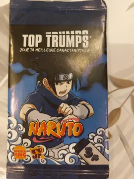 carte Burger King Naruto
