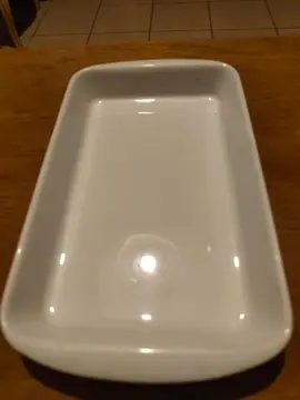 plat en porcelaine allant au four