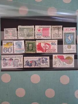 Timbres TCHÉCOSLOVAQUIE