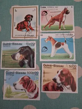 Timbres CHIENS MONDE