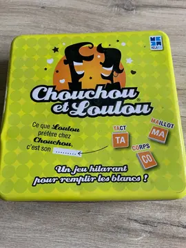 jeux de société Chouchou et Loulou