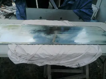 Grands miroirs anciens de meubles lot de 5