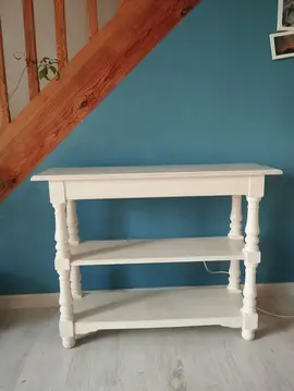 petit meuble étagères blanc