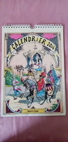 Calendrier 2014 neuf imagerie d'Épinal