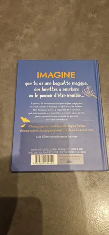 Livre de relaxation "imagine que tu as des super-pouvoirs"